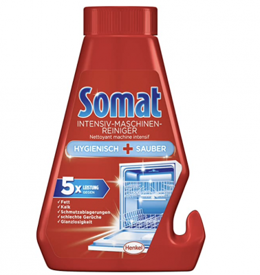 Somat Intensiv Maschinenreiniger 250 ml hygienisch und sauber gegen Schmutz Gerueche Glanzlosigkeit Fett und Kalkablagerungen