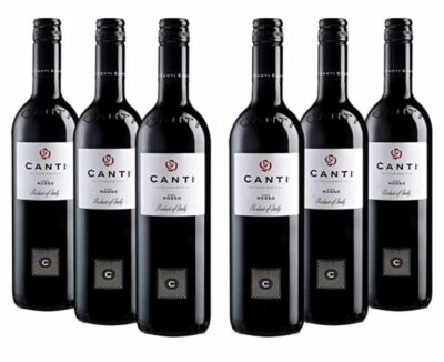 Canti Vino Rosso Rotwein 6 Flaschen Italien wein trocken 6 x 0.75l