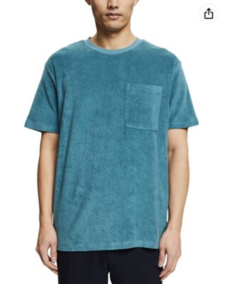 ESPRIT T Shirt aus Baumwoll Frottee