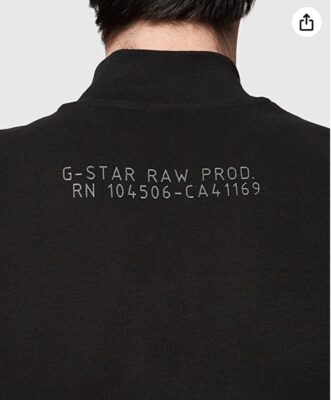 G STAR RAW Herren Tweeter Track 12 Zip Sweater Vest1