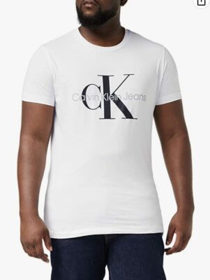 Calvin Klein Jeans Herren Iconic Monogram Ss Slim Tee T Shirt