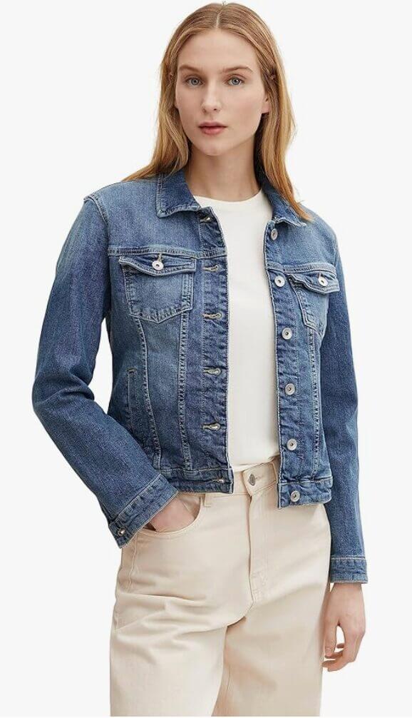 TOM TAILOR Jeansjacke Hellblau TOM TAILOR Jeansjacke Hellblau