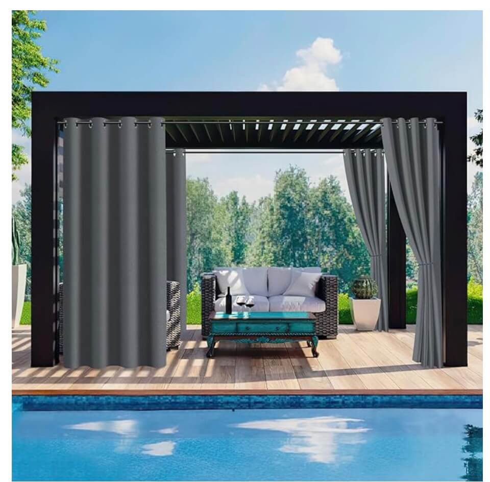 Verwunderlich Outdoor Vorhang Extrabreit Ebenbild