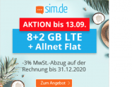 Nur für kurze Zeit ‼️‼️ 10 GB Datenvolumen mit LTE Highspeed und Allnet Flat nur 9,99€